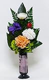 【仏花倶楽部®】のプリザーブドフラワー仏花：B01GSPI9BW　【size S】