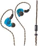 FiiO フィーオ FD1 Blue FIO-IEM-FD1-L イヤホン 10mmベリリウムコーティング・ダイナミックドライバー 4本編み高純度単結晶銅導体ケーブル(3.5mm)付属 ブルー