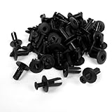 uxcell トリムクリップ　　自動車ドアフェンダー　穴8mm　プッシュタイプ　　50個