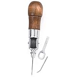 C.S. Osborne Automatic Awl Haft, Steel/Wood [並行輸入品]