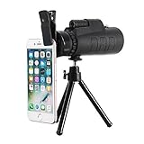 panda 35x50 bak4 camera lens monocular telescope+phone clip