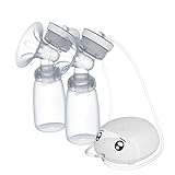 Hangli 電動搾乳器 さく乳器 母乳アシスト両胸同時さく乳で 手を解放 食品グレードシリコン 妊娠 ママ 女性 介護用品