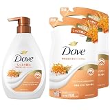 Dove(ダヴ) ボディソープ ライスファーメント＆キンモクセイ (ボディウォッシュ) 本体+詰め替え用 470g+330g×2個