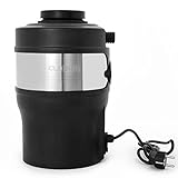 cleesink 1 HP 55オンス容量キッチンGarbage disopsalコンパクトデザインwithoutブレード、密封Grind Chamber Reject水漏れ、1.0馬力AC、ディスポ