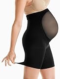 スパンクス社 妊婦さん用パワーパンティーSPANX Power Mama Maternity Shaper/（並行輸入品） (黒色, B)