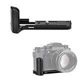 GFX 100RF ハンドグリップ ハンドグリップ 富士フイルム Fuji GFX100RF カメラ用 メタル GFX100 RF L ブラケットホルダー 内蔵アルカクイックリリースプレート&バッテリーコンパートメント開口部 滑り止めマイクロファイバーパッド - シルバー
