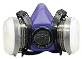 SAS Safety 8661 – 92 Bandit Halfmask保護マスクwith Organic Vaporカートリッジ/ n95フィルタアセンブリ – Medium