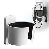 ドライヤー収納 ドライヤー置き ウォールドライヤーホルダー ボーテス ホワイト 07584