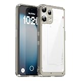 moto g64 5G ケース『AFINER』新型 軽量 超薄型 TPU+PC 透明 カバー moto g64 5G 専用 耐衝撃 衝撃吸収 指紋防止 擦り傷防止 レンズ保護 着脱簡単（透明）