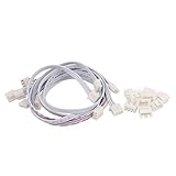 uxcell　接続ケーブル　ピンヘッダー　デュアルエンド　XH2.54　3P　メスコネクタ　30cm長さ　5個入り