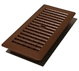 Decor Grates PL410-OB 4-Inch by 10-Inch Plastic Floor Register, Oak Brown [並行輸入品]