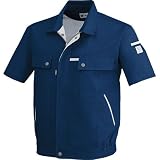 ジーベック XEBEC/半袖ブルゾン/クレスタ21 半袖ブルゾン カラー：19_ディープネイビー サイズ：LL 品番：1551