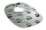 Caught Ya Lookin' Reversible Baby Bib, Owls, Green/Cream/Brown by Caught Ya Lookin'