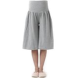 マタニティリラックスガウチョパンツ　　杢グレー　サイズ:ﾏﾀﾆﾃｨM