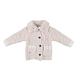 Barefoot Dreams ベアフットドリームズ コージシック トドラー　カーディガン [537] Pink/ White (size:4T-5T) [並行輸入品]