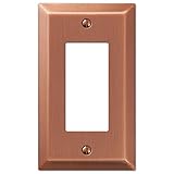 Amerelle 163rac世紀スチール1 Rocker Wallplate、アンティーク銅