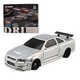 RCスポーツレーシングドリフトカー、1/43スケール2.4G 15KM/HフルプロポーショナルRC電動ミニレーシングドリフトカーモデルライトキットとドリフトタイヤ付き(シルバージャイロスコープRTRバージョン)。