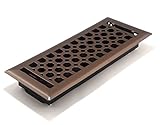 Accord AMFRLRBCH412 Charlotte Floor Register, 4-Inch x 12-Inch(Duct Opening Measurements), Light Oil