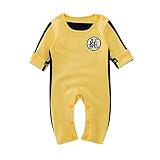赤じゃん　ベビー服　Karchi　ブルース・リーシャム服　カバーオール　パジャマ　ロンパース 　便利　ベビー服　プレゼント　子供服　出産祝い　お誕生日　　春秋　パジャマ 普段着 (95, イエロー)