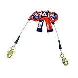 3M DBI-SALA Nano-Lok Edge 3500225 SRL, 8-Ft, Double-Leg 100 Percent Tie-Off, Leading/Sharp Edge Snap