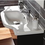 CeraStyle CeraStyle 081200-U-One Hole-637509855178 Yeni Klasik Collection Bathroom Sink, White [並行輸入