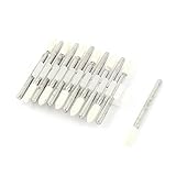 uxcell 軸付き砥石　研磨　ルーター　ルーター用ビット　ロータリー研削ビット　ウールフェルトコテ先　円錐型　3x10mm　3mmシャンク　12本入り