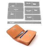 EXDUCT レザークラフト 型紙 アクリル 財布 小銭入れ カード入れ 名刺ケース ハンドメイド 手作り