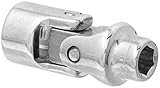 SK Hand Tool 43805 6 Point 1/4-Inch Drive Flex Socket, 5mm, Chrome by SK Hand Tool