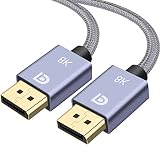 FFOGG 8K ゲーミング DisplayPort ケーブル 2m DP1.4規格dpケーブル 240hz対応 8K@60HZ 4K@144Hz 2K@240Hz 映像・音声同期出力