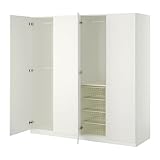 IKEA (イケア) PAX　ワードローブホワイト　ターネム ホワイト　200x60x201 cm　19029923