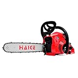 HAIGE チェーンソー チェンソー 16インチ(40cm) 38cc 2サイクル 1.7馬力 HG-TM53800