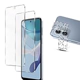 【4枚セット】 対応 moto g53j 5G / moto g53y 5G ガラスフィルム 2枚 + カメラフィルム 2枚【指紋認証対応】 moto g53j 5G / moto g53y 5G 保護フィルム [旭硝子製素材 硬度9H ラウンドエッジ加工 ケース対応 高光沢 気泡ゼロ 飛散防止 高感度 衝撃吸収 指紋防止] moto g53j 5G / moto g53y 5G 強化ガラス