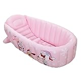 WENJUN ベビーバスタブ大型インフレータブルバスタブベビーバスタブベビーバスタブ断熱バスタブ子供用バスタブ ( 色 : ピンク ぴんく , サイズ さいず : 110*62*34cm )