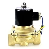 ANA DC12V DN32 ブラス電磁弁 直動式 圧縮空気 水 水空気 1-1/4 インチ