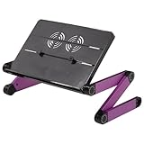 ラップトップテーブル パープル KT-3558PPL