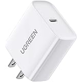UGREEN 20W タイプc 充電器 PD3.0急速充電 ACアダプター type-c iPhone 15-8シリーズ/iPad Air/Mini/Pro/iPhone XS XR X 8など QC4.0/3.0/2.0兼用 Galaxy S10 