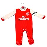 アーセナル フットボールクラブ Arsenal FC オフィシャル商品 2016/17シーズン ベビー 長袖ボディースーツ ロンパース (9/12ヶ月) (レッド/ホワイト)