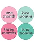 Months In Motion - Baby Month Stickers - Monthly Baby Sticker for Girls (815) [並行輸入品]