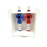 Ayrlett RB272 Pre-Assembled Small in One Wash Box with UPONOR Connection and Arrester, Red/Blue [並行輸