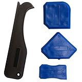 4Pcsジョイントシーラントシリコーングラウトコーキングツールセットリムーバースクレーパーアプリケーター(4個/セット)