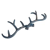 homylメタルDeer Antlersラック装飾壁ドアハンガーフックホームの装飾 ブルー 3abf67444fbb50fc64c3e3240b8f91ac