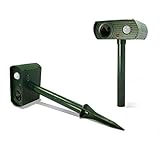 amzmonnsuta ガーデンソーラーパワー超音波動物のリペラ駆除 屋外PIR鳥マウス忌避