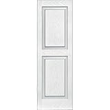 Vantage 3114043123 14X43 Raised Panel Shutter/Pair 123, White [並行輸入品]
