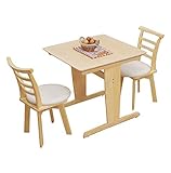 ダイニングテーブルセット クリア塗装 幅75cm hp75-3-kar371cn 回転椅子 クッション 食卓 シンプル 北欧 木製 テーブル チェア