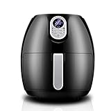 インテリジェントエアフライヤー、1400Wハイパワー家庭用電気フライヤー、4L大容量フライスマシン、ブラック