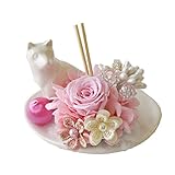 花由 ペット用お供え プリザーブドフラワー 『Dear』 柴犬 ピンク