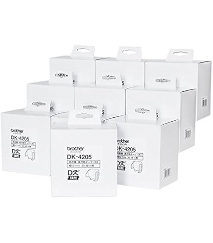 Amazon.co.jp: 【ブラザー純正10個セット】感熱ラベルプリンター QL