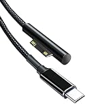 Surface 充電ケーブル PD 急速充電 15V/3A USB-C充電ケーブル ナイロン編み マイクロソフト Surface Pro 7/6/5/4/3/surface Go1/2/surface Laptop 1/2/3/4 など対応 1.8M