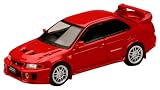 ホビージャパン HJ64 1/64 三菱ランサー GSR エボリューション 5 (CP9A) 1998 マッドフラップ付き パルマーレッド 完成品