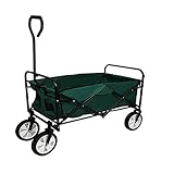 コンパクトに折り畳み■カントリーガーデンワゴン■防水仕様■グリーン